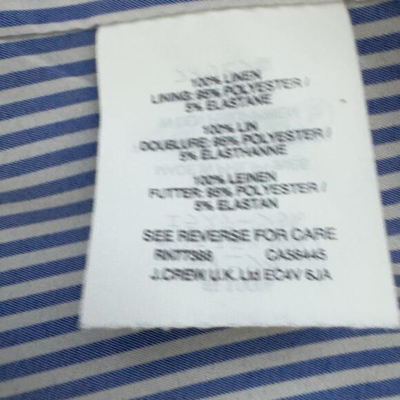 J Crew Regent Blazer Jacket One Button Linen Black 2 - Picture 7 of 9